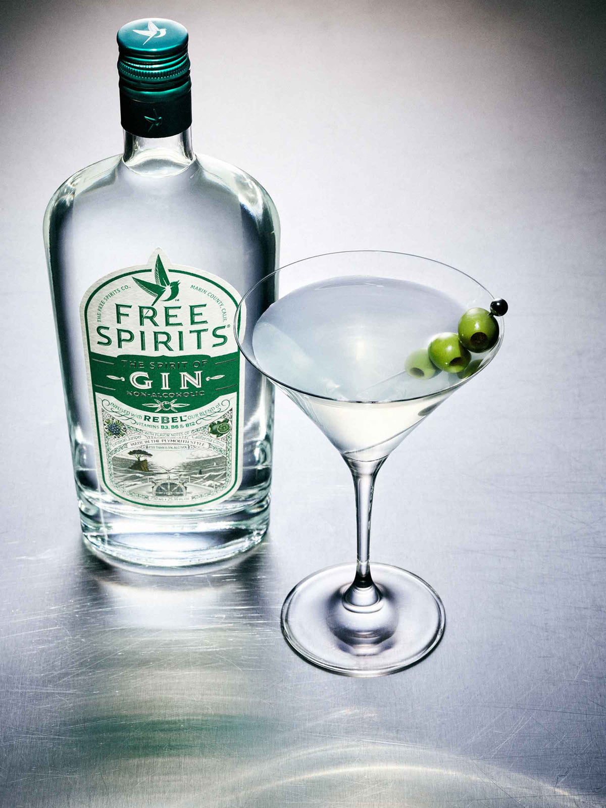 Dirty Martini (Non‑Alcoholic)