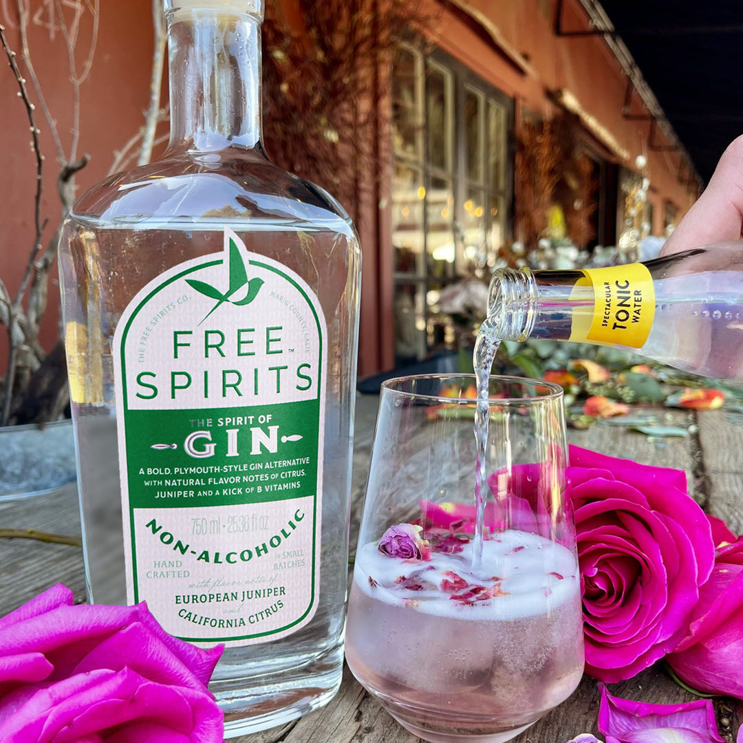 A cocktail with The Spirit of Gin