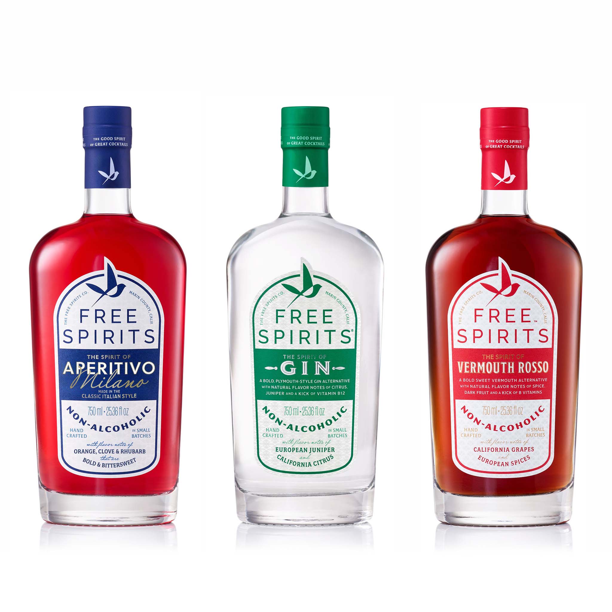 The Negroni Bundle bottles on white