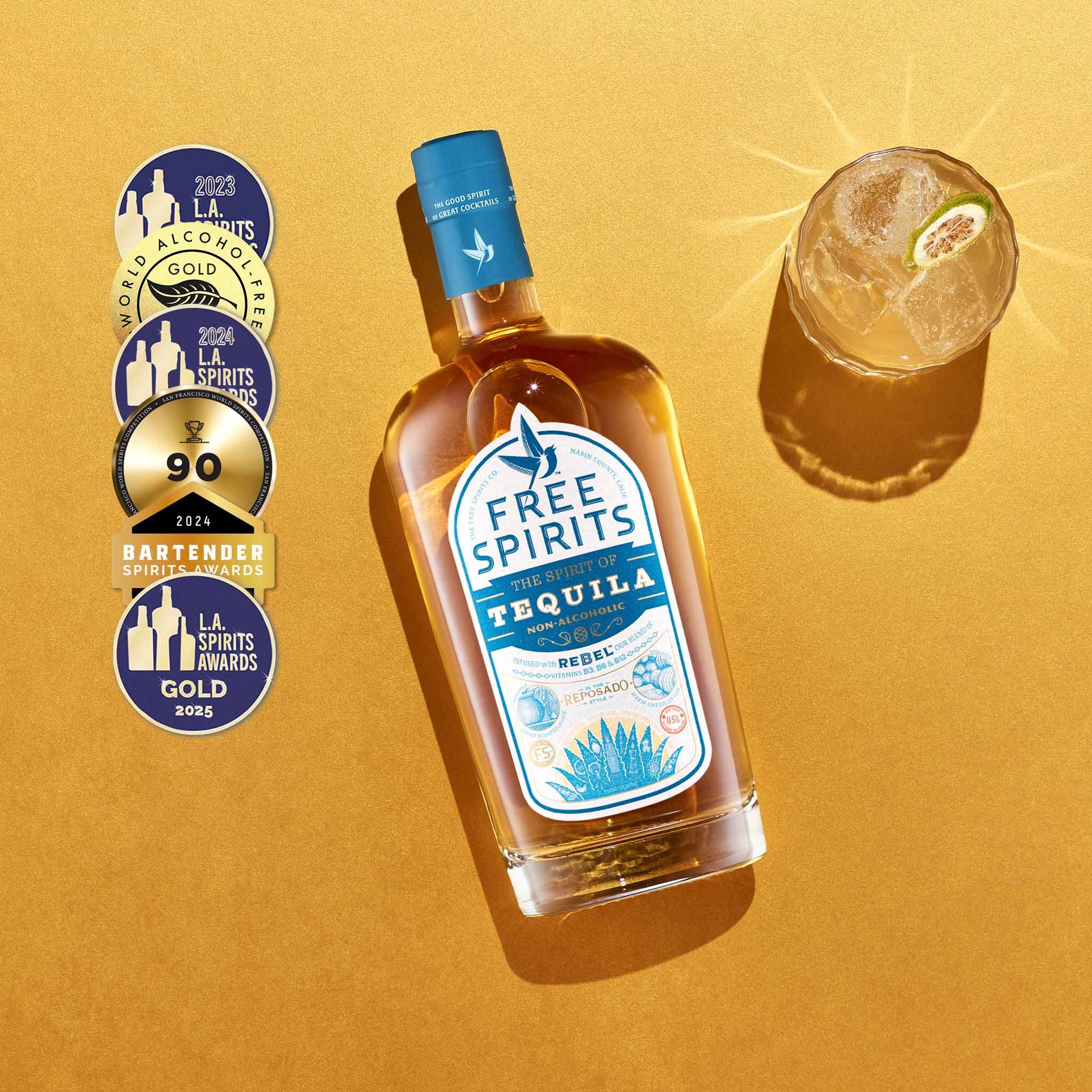 Gold Medal Winning Non-Alcoholic iTequila Alternative