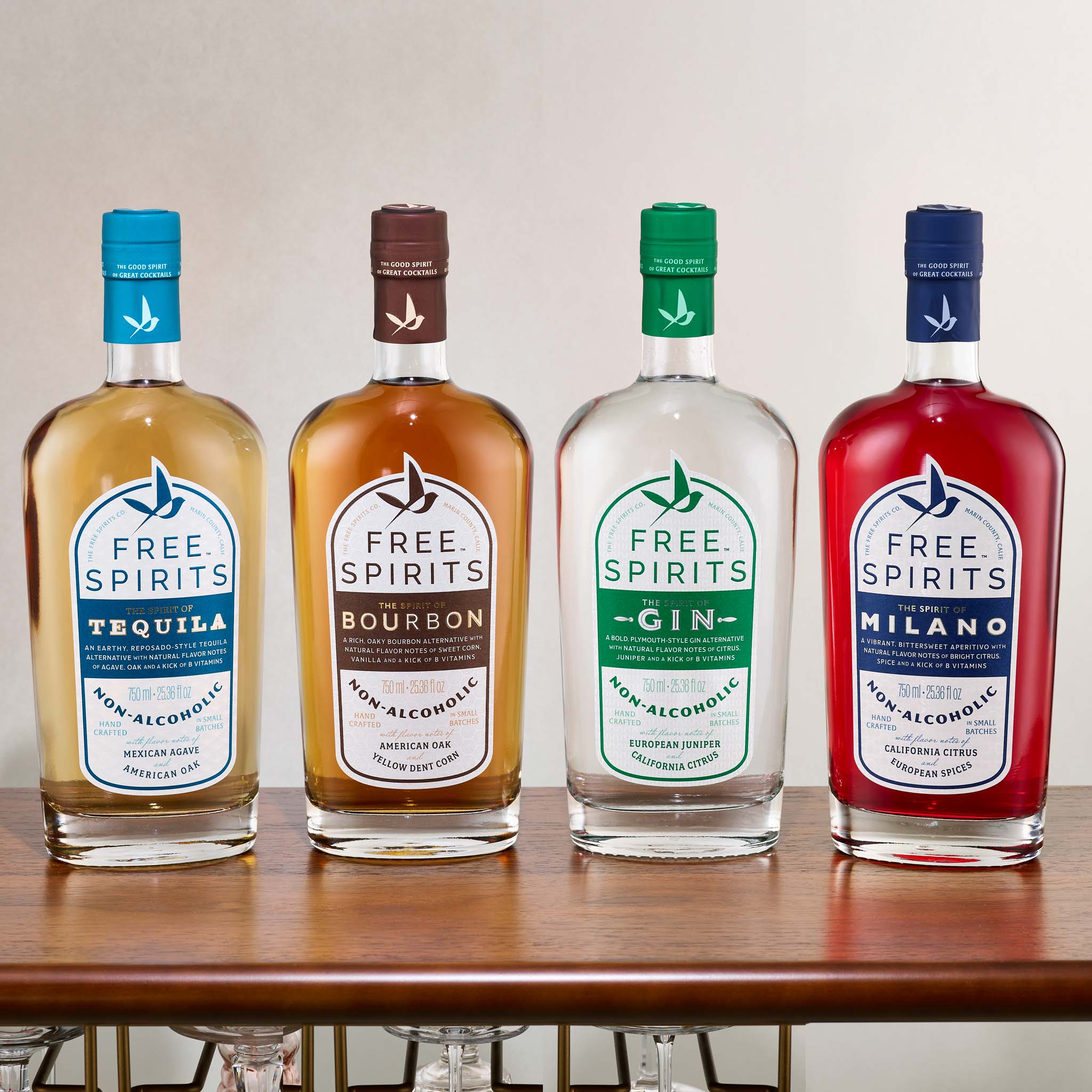 The Free Spirits Foursome NonAlcoholic Spirits The Free Spirits