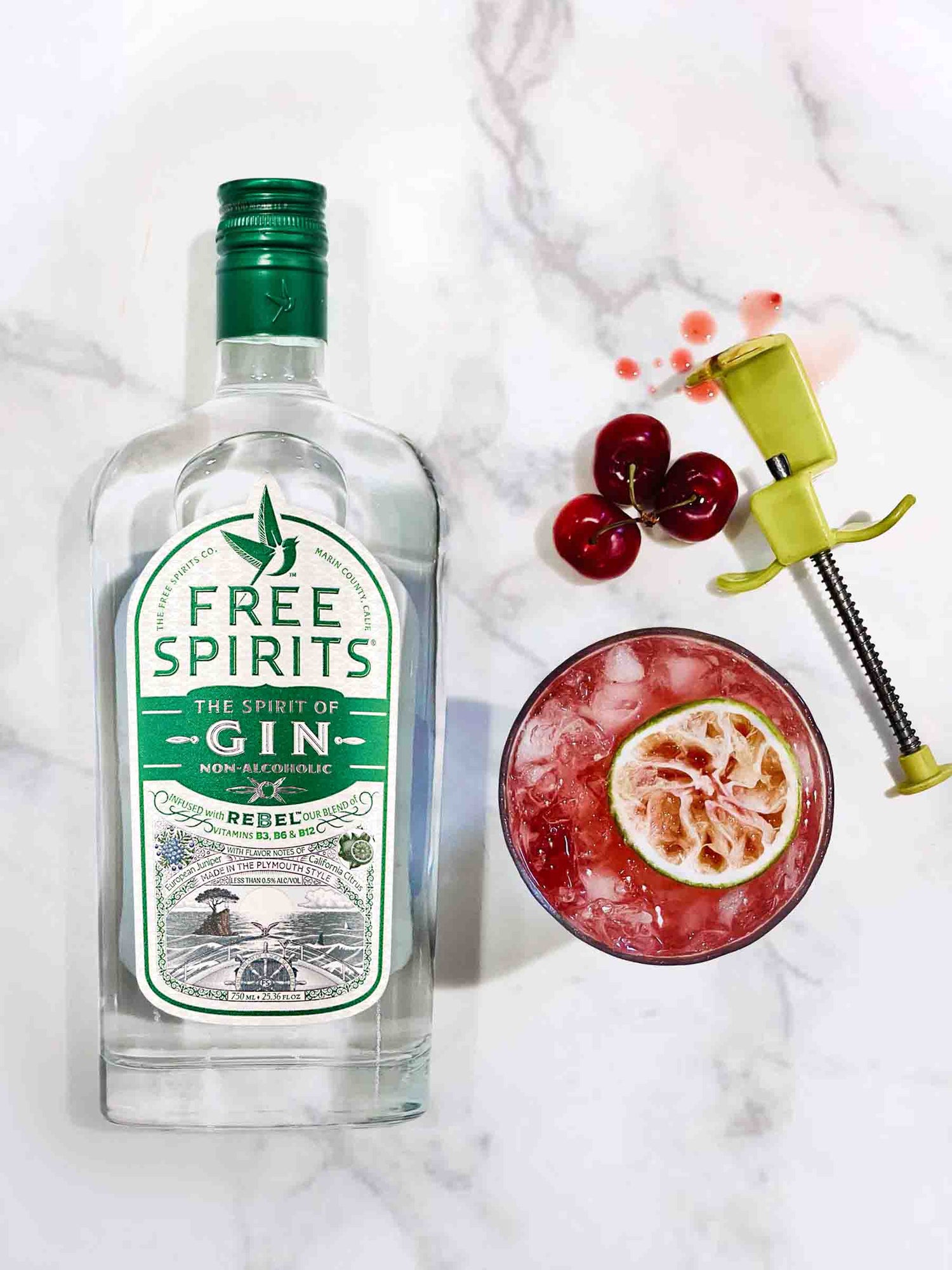 Cherry Gin Rickey