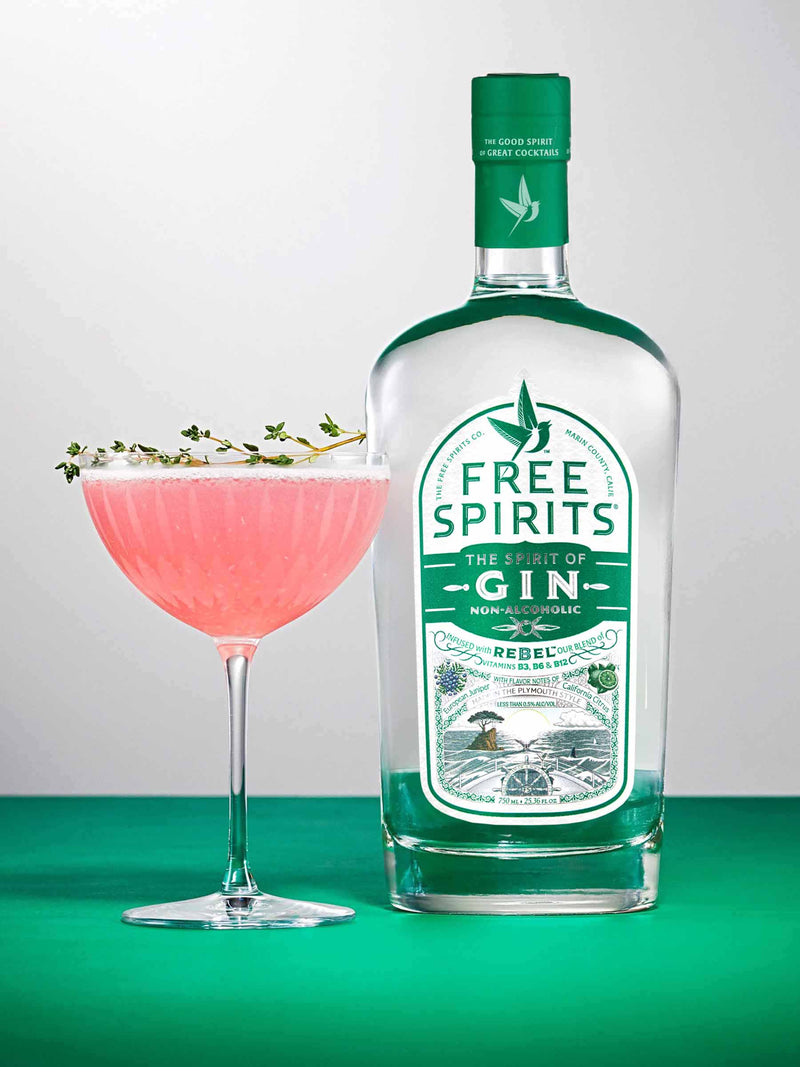 Blueberry Thyme Bee's Knees with The Spirit of Gin