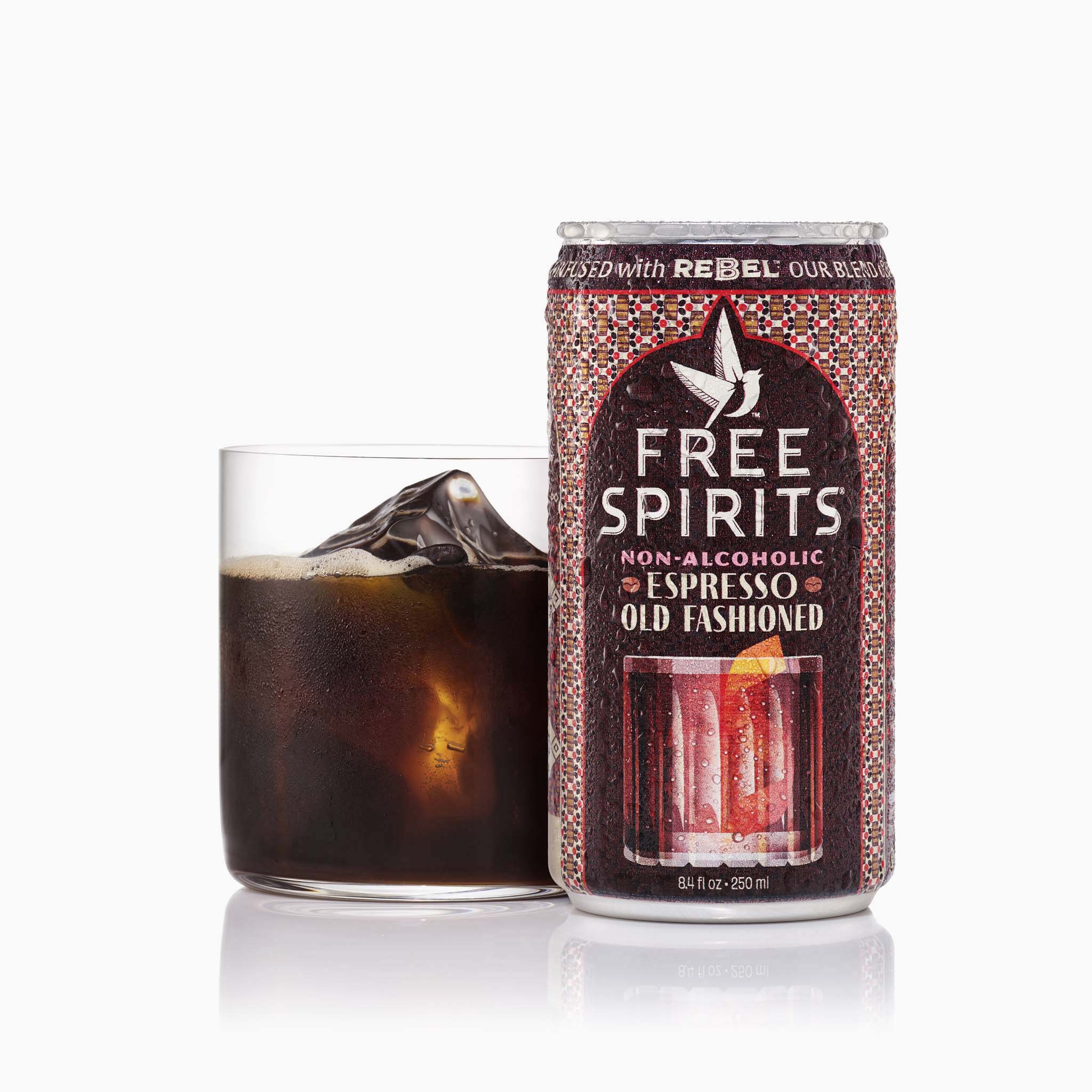 Non-Alcoholic Espresso Old Fashioned | NA Cocktail | Free Spirits