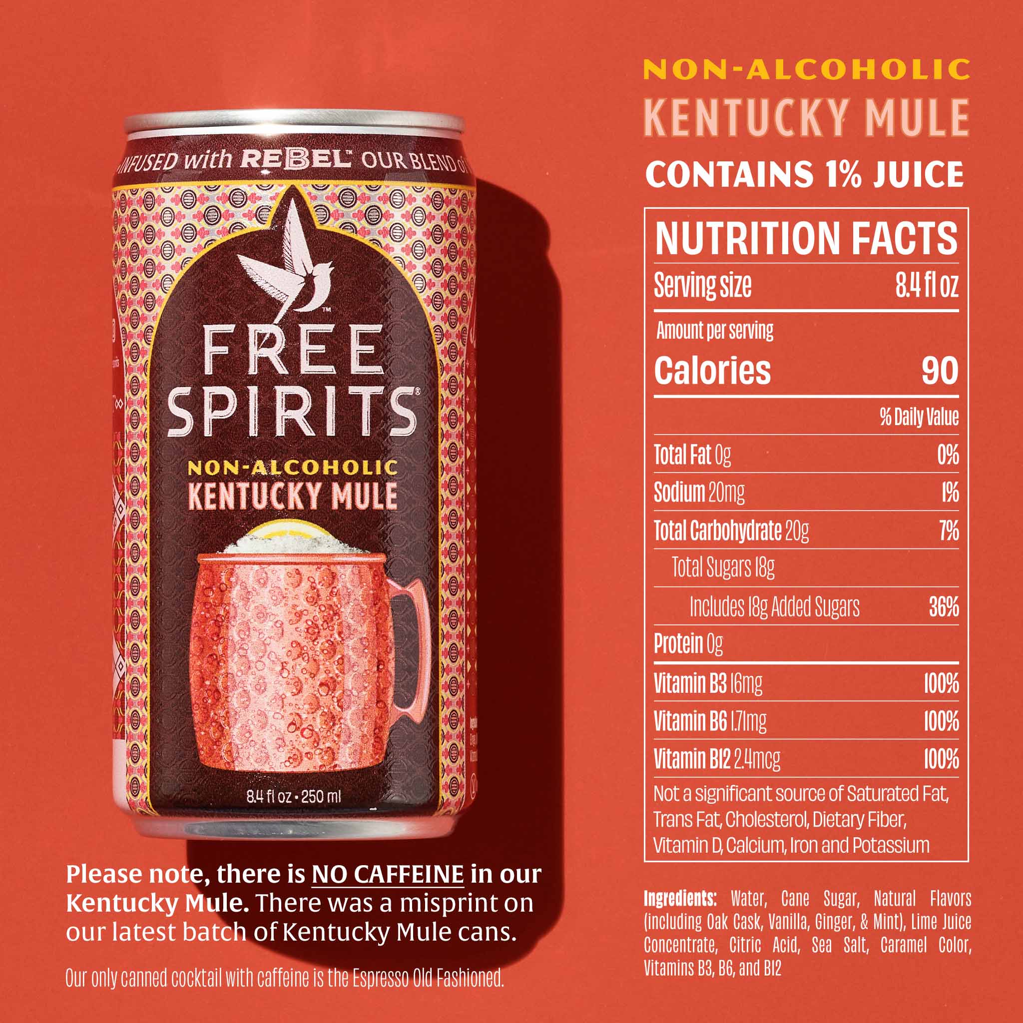 Kentucky Mule Nutrition Facts