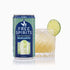 Free Spirits non-alcoholic margarita can with a poured margarita
