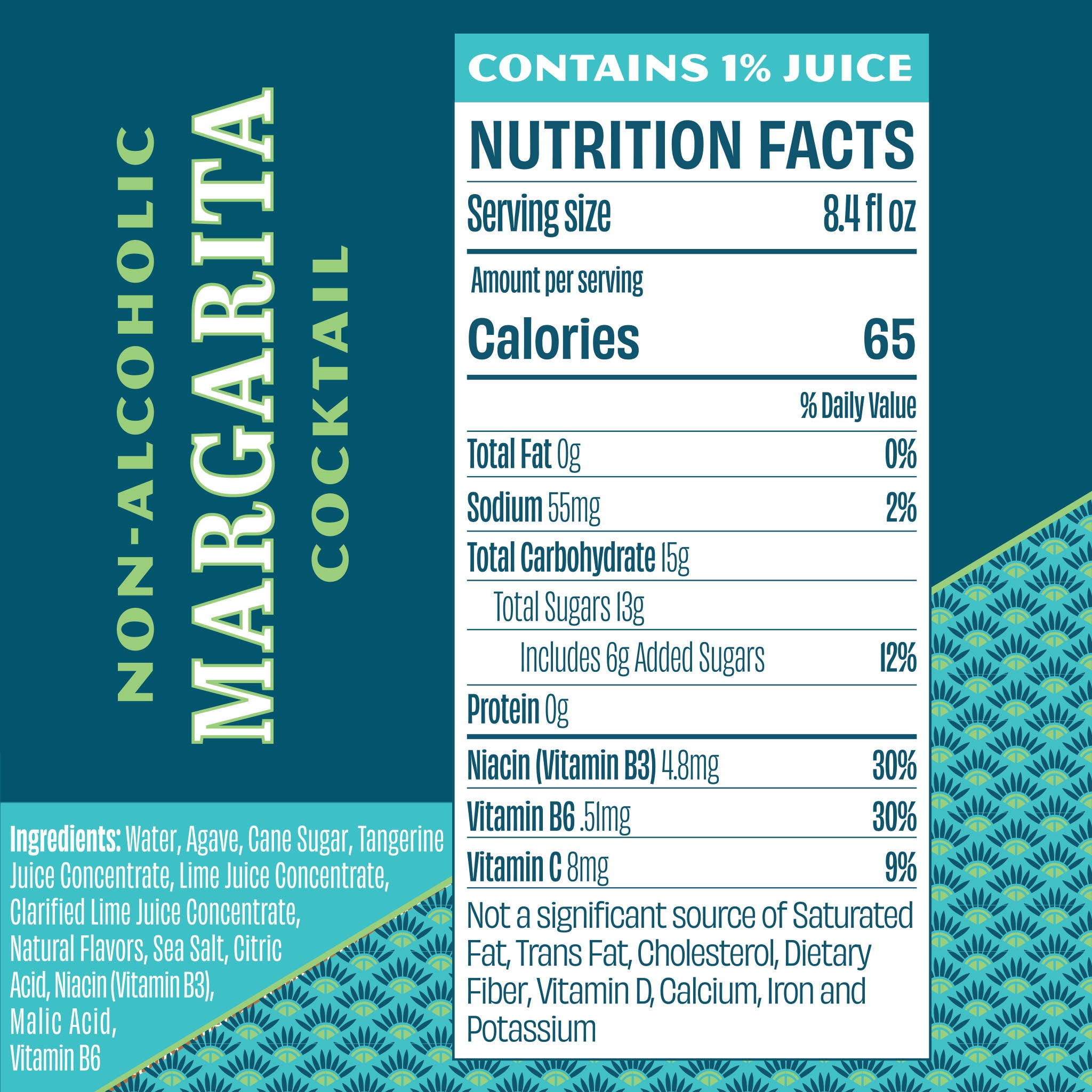 Non-alcoholic Margarita - Ingredients and nutrition info