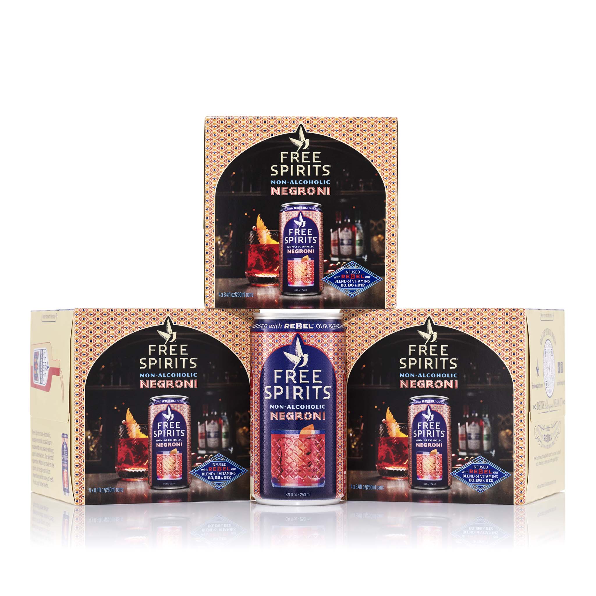 Non-alcoholic Negroni 12 pack