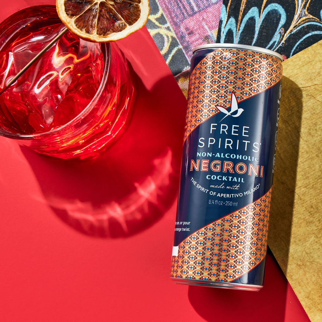 RTD Non-Alcoholic Negroni Cocktail