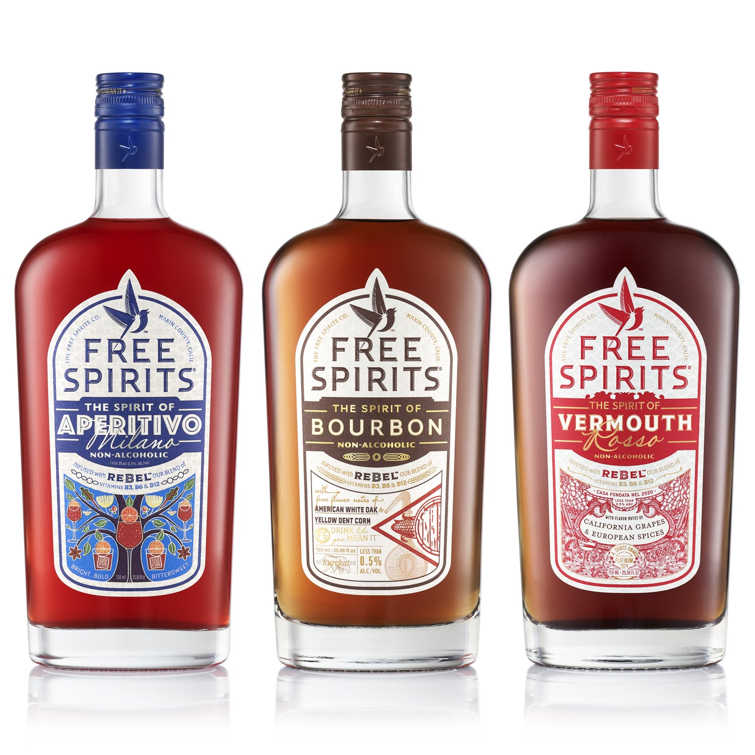 The Free Spirits Boulevardier Non-Alcoholic Cocktail Bundle