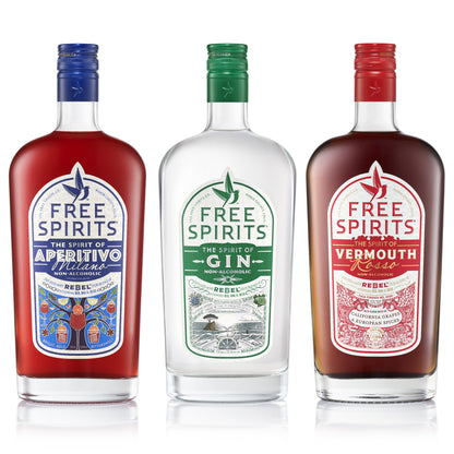 The Free Spirits Negroni Non-Alcoholic Cocktail Bundle