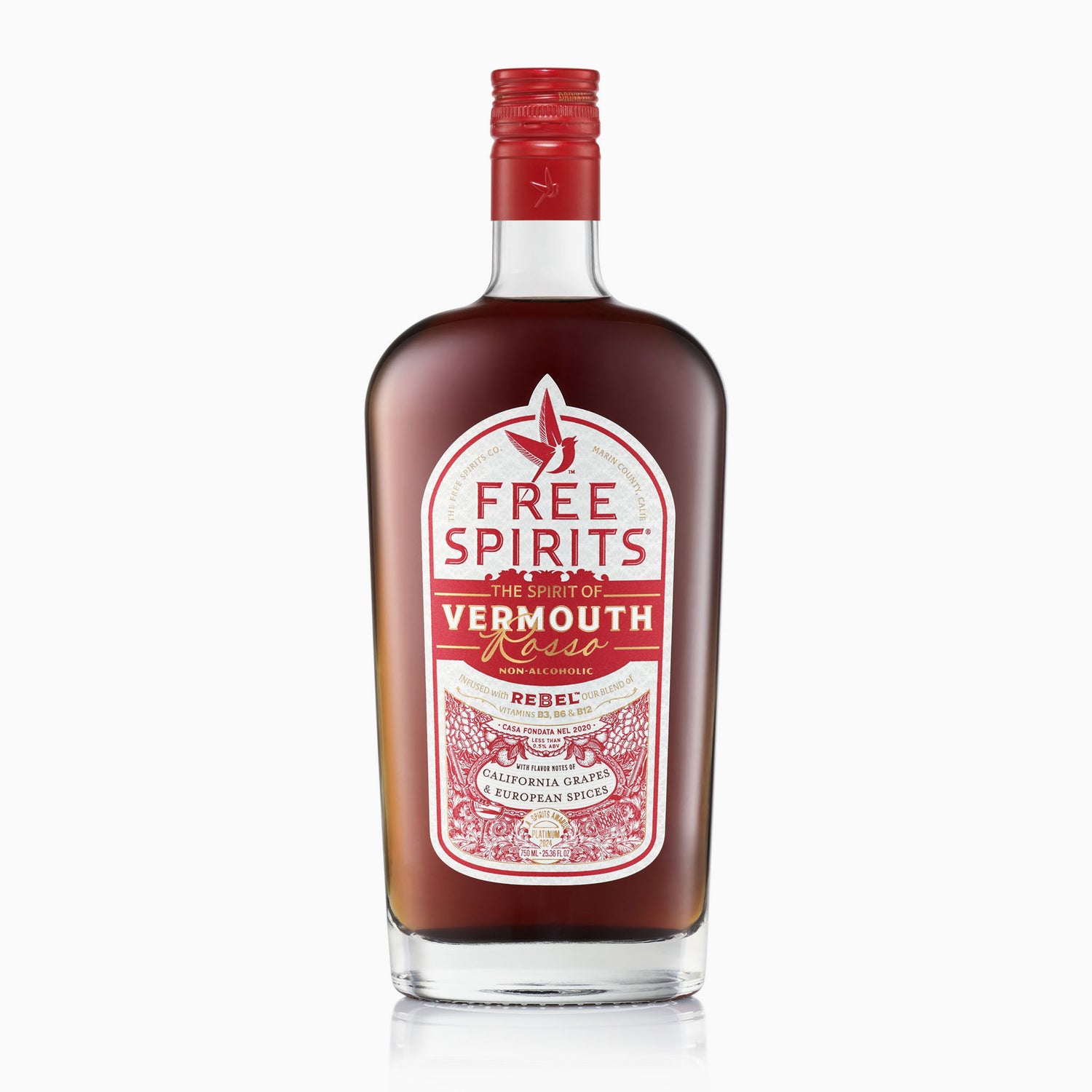 Free Spirits - The Spirit of Vermouth Rosso - Bottle