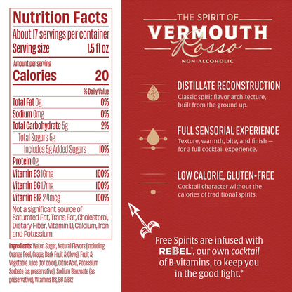 The Spirit of Vermouth Rosso - Nutrition Facts