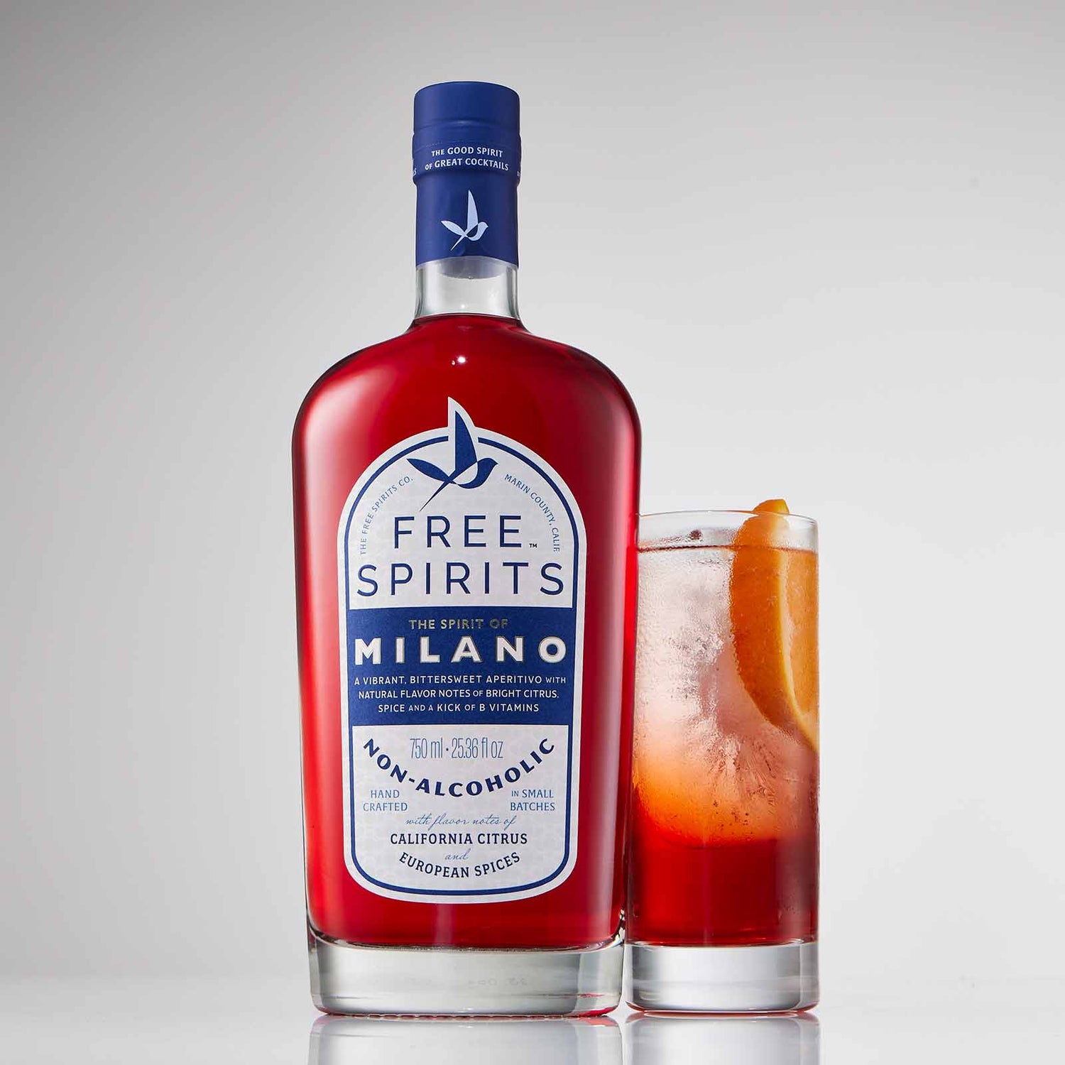 The Spirit of Milano and an Americano cocktail