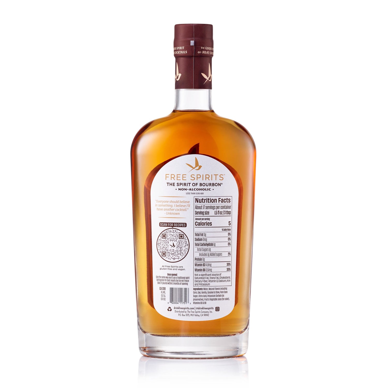 The Spirit of Bourbon  Non-Alcoholic Bourbon – The Free Spirits Company