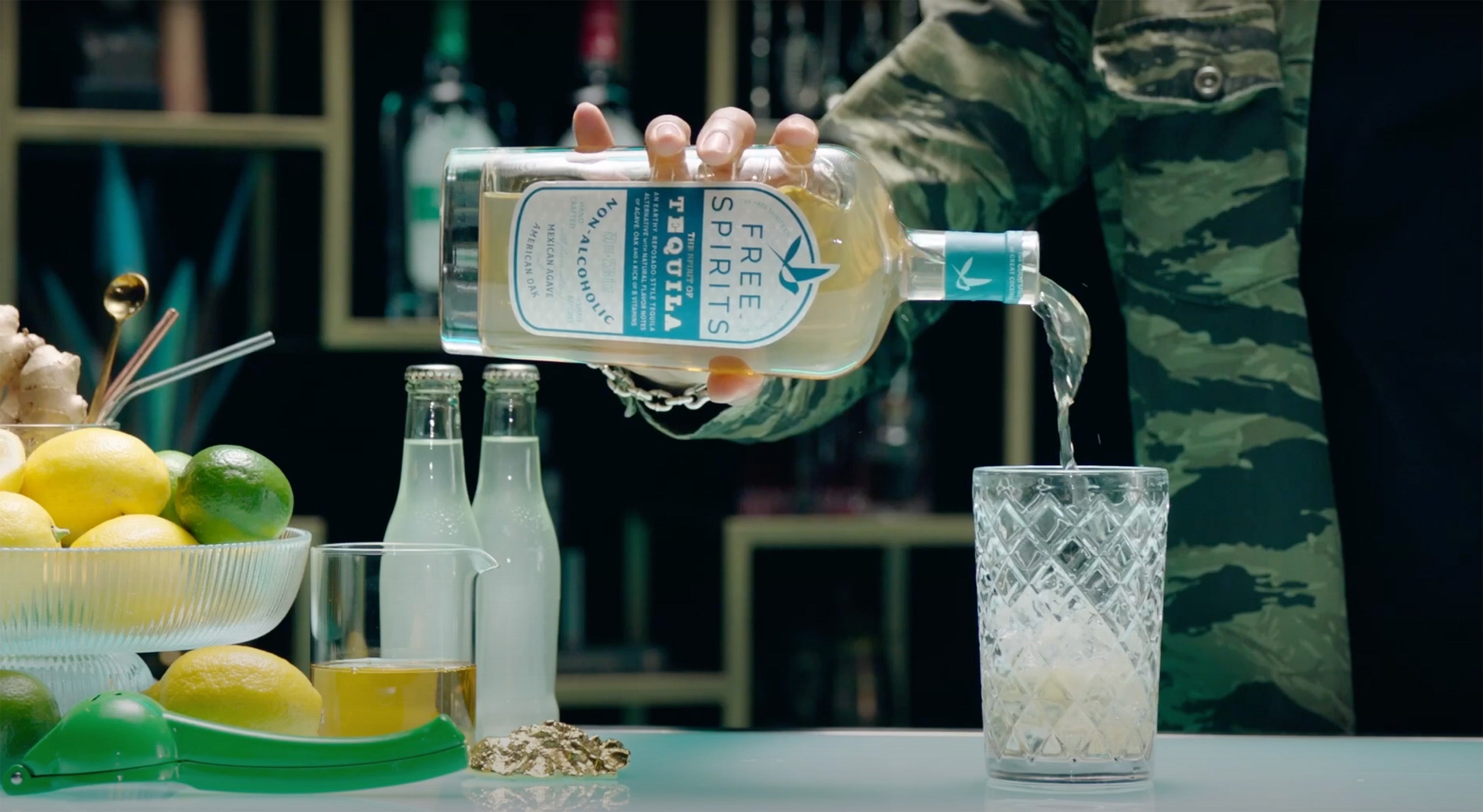 Non-Alcoholic Espresso Old Fashioned | NA Cocktail | Free Spirits